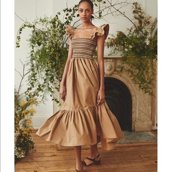 Cara Cara Dress NWT Ruby Dress in Khaki Mixed New XL - Picture 6 of 12